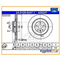 Disc frana ATE 24.0420-0247.1