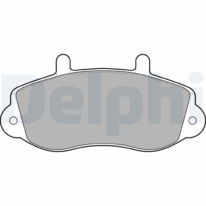 Set placute frana DELPHI LP1406