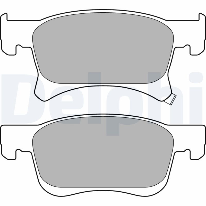 Set placute frana DELPHI LP3164