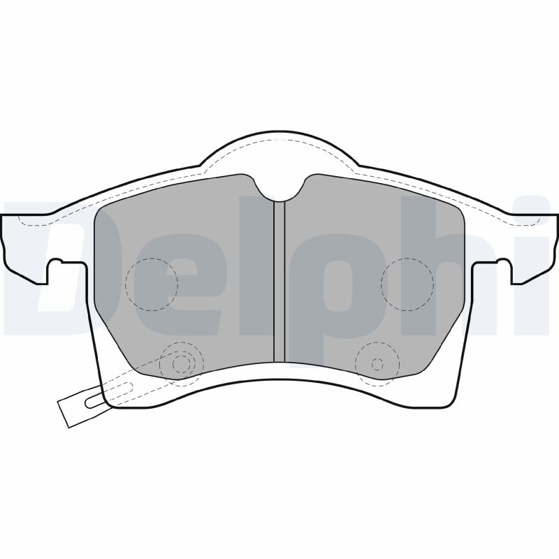 Set placute frana DELPHI LP1309