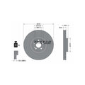 Disc frana TEXTAR 92346705
