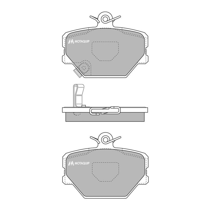 Set placute frana MOTAQUIP LVXL691