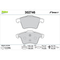 Set placute frana VALEO 302746