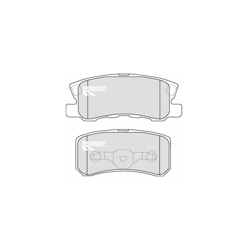 Set placute frana MOTAQUIP LVXL1217
