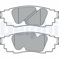 Set placute frana DELPHI LP3392