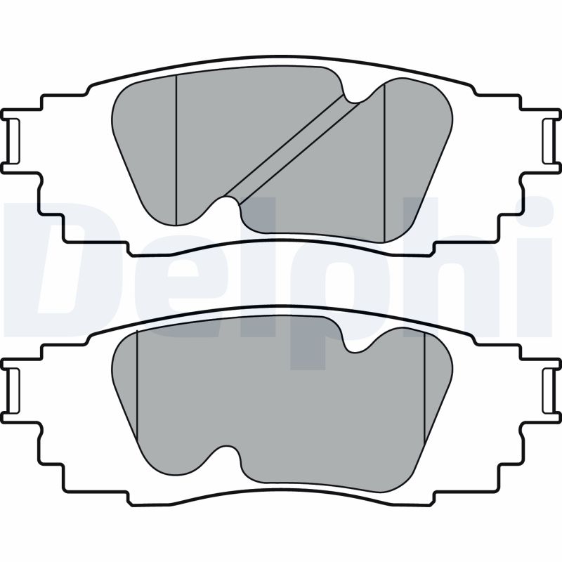 Set placute frana DELPHI LP3392