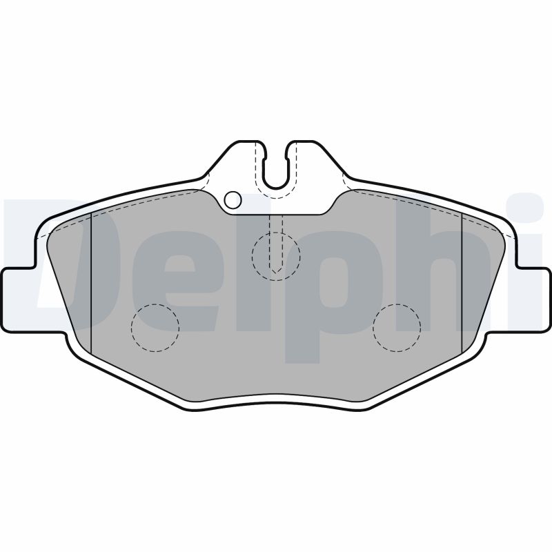 Set placute frana DELPHI LP1791