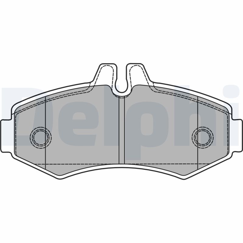 Set placute frana DELPHI LP1425