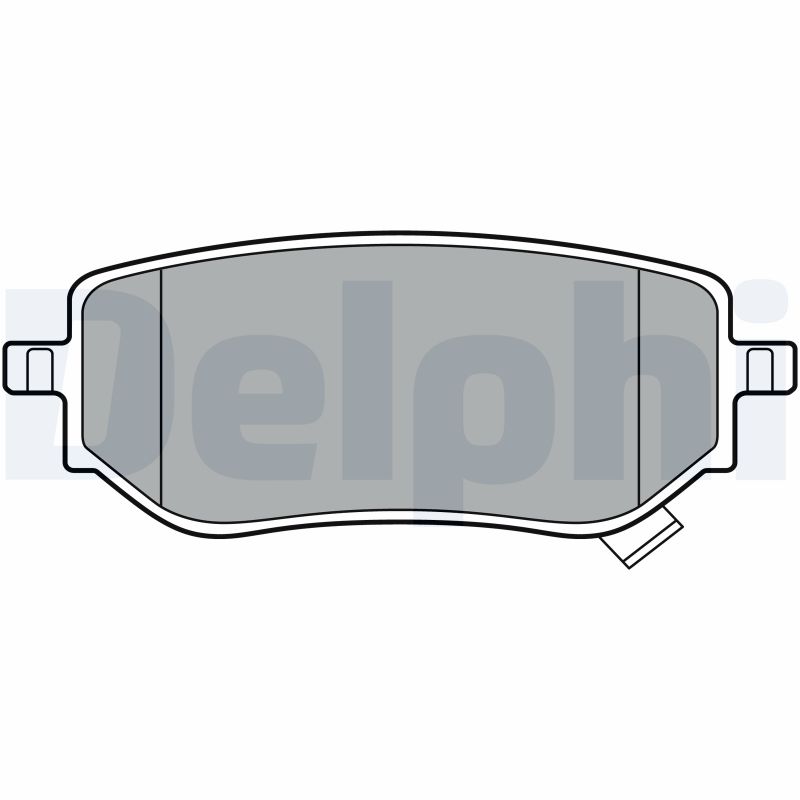 Set placute frana DELPHI LP3402