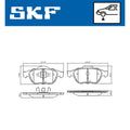Set placute frana SKF VKBP 80133