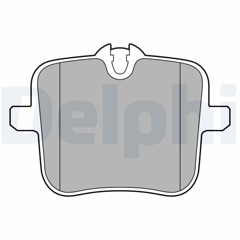 Set placute frana DELPHI LP3617
