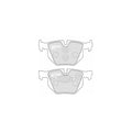 Set placute frana MOTAQUIP LVXL1167