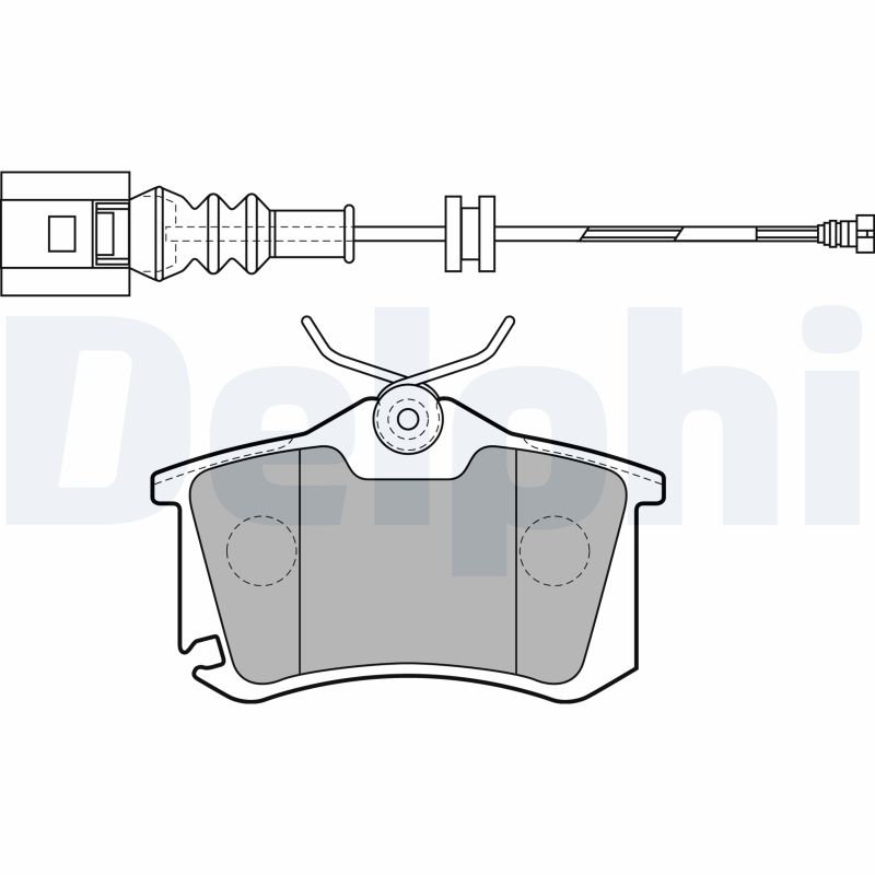Set placute frana DELPHI LP1815