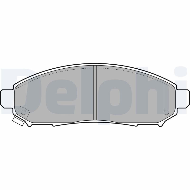 Set placute frana DELPHI LP2011