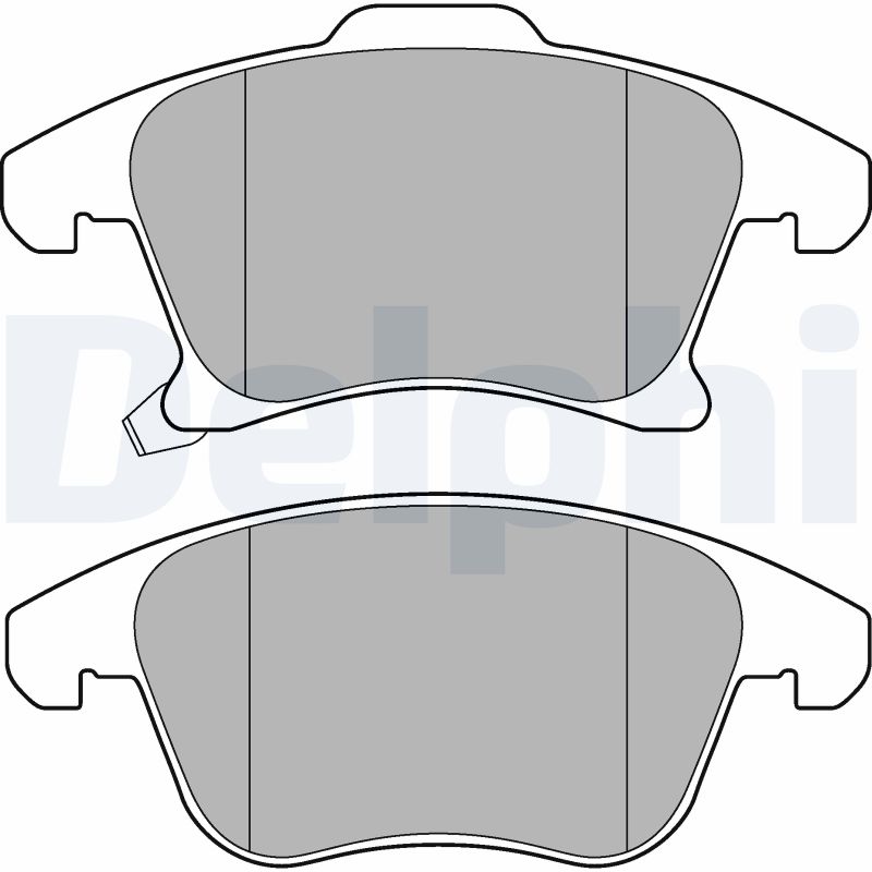 Set placute frana DELPHI LP3181