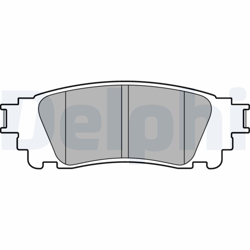 Set placute frana DELPHI LP3171