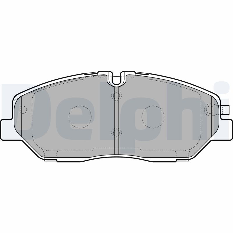 Set placute frana DELPHI LP3293
