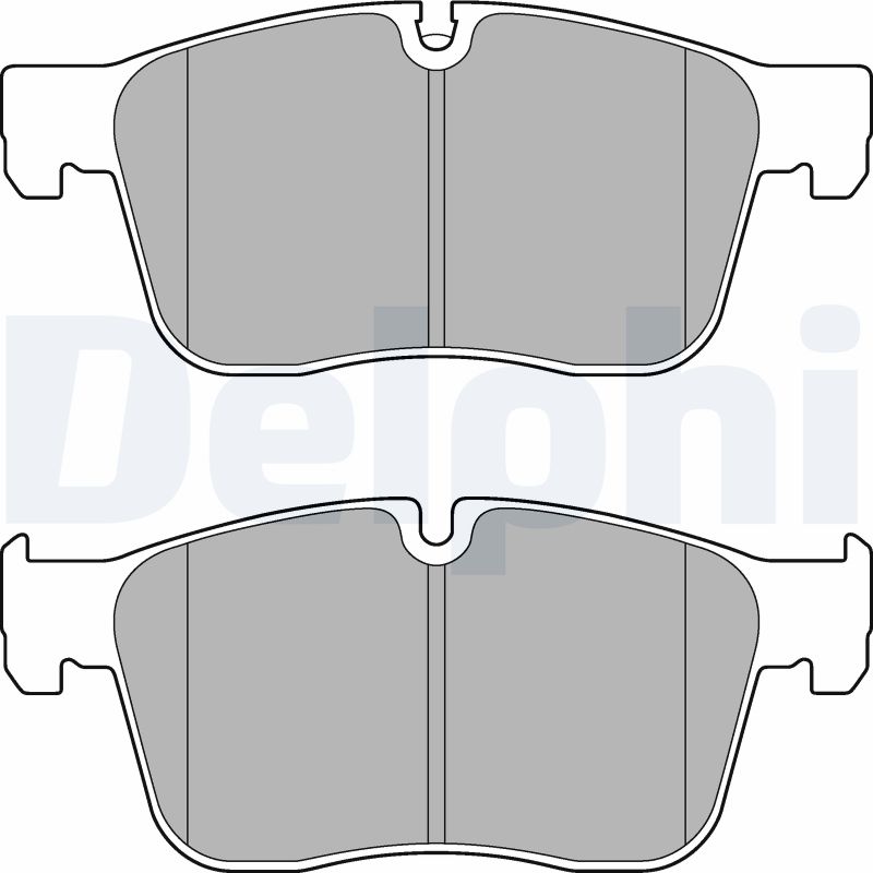Set placute frana DELPHI LP3187