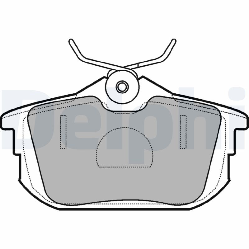 Set placute frana DELPHI LP1593