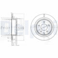 Disc frana DELPHI BG3765C