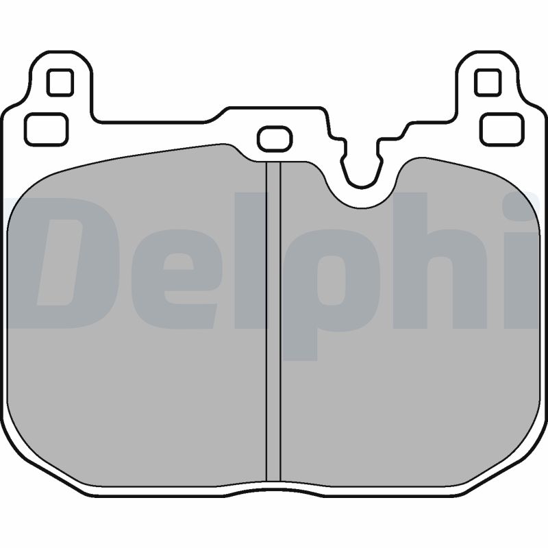 Set placute frana DELPHI LP3259