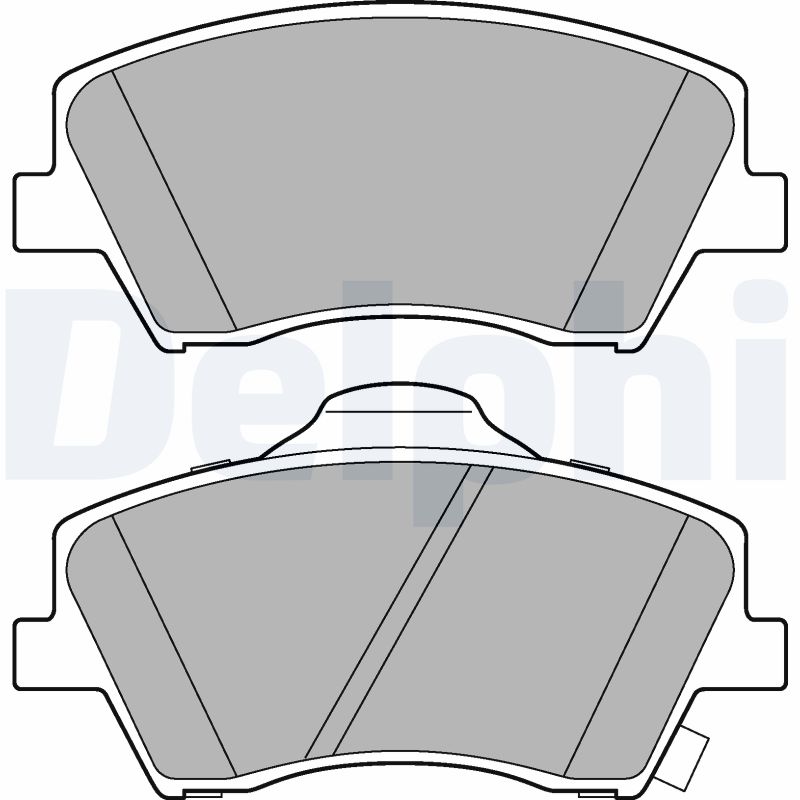Set placute frana DELPHI LP3264