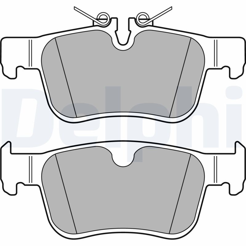 Set placute frana DELPHI LP3312