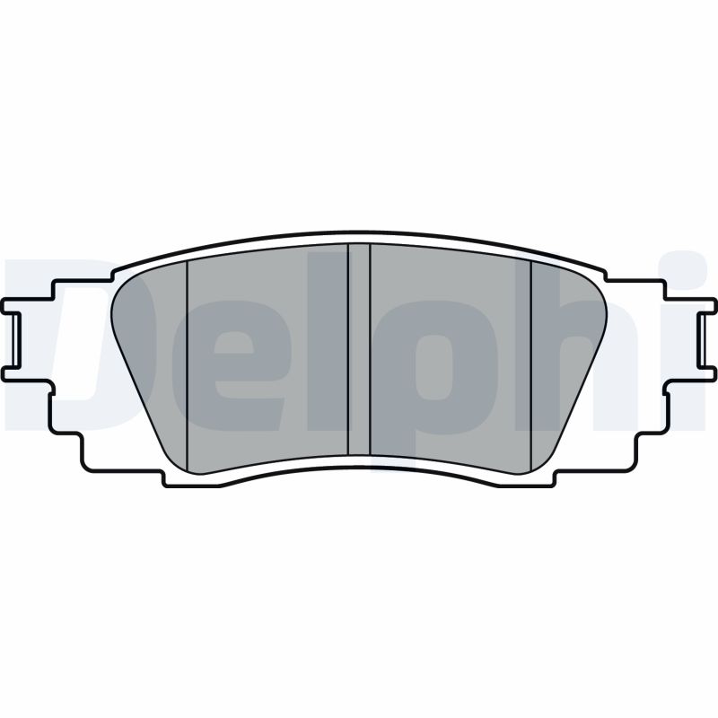 Set placute frana DELPHI LP3379