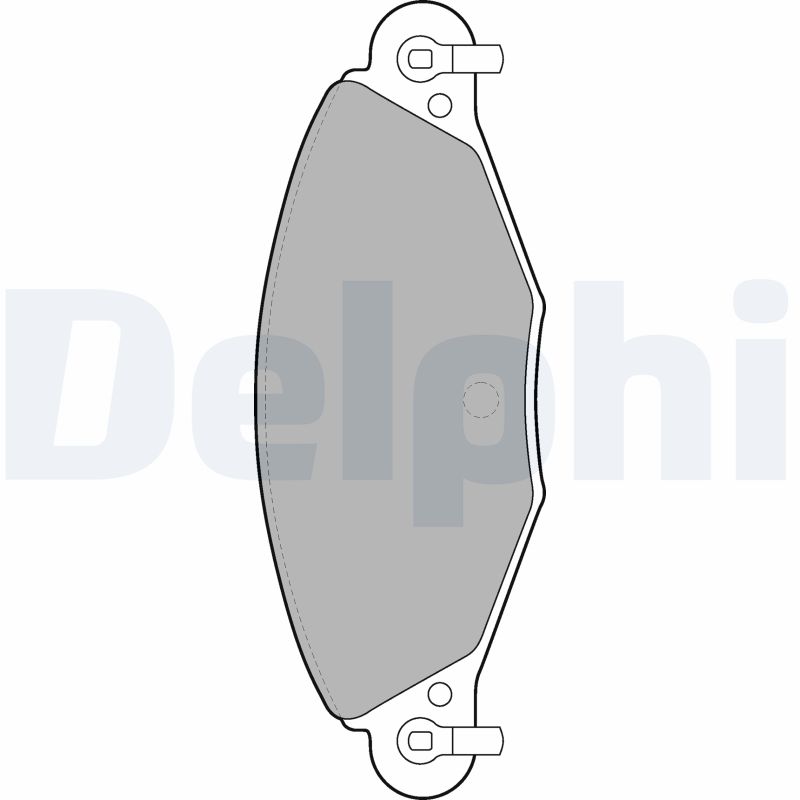 Set placute frana DELPHI LP1655
