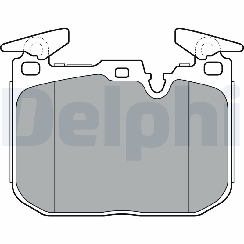 Set placute frana DELPHI LP3383