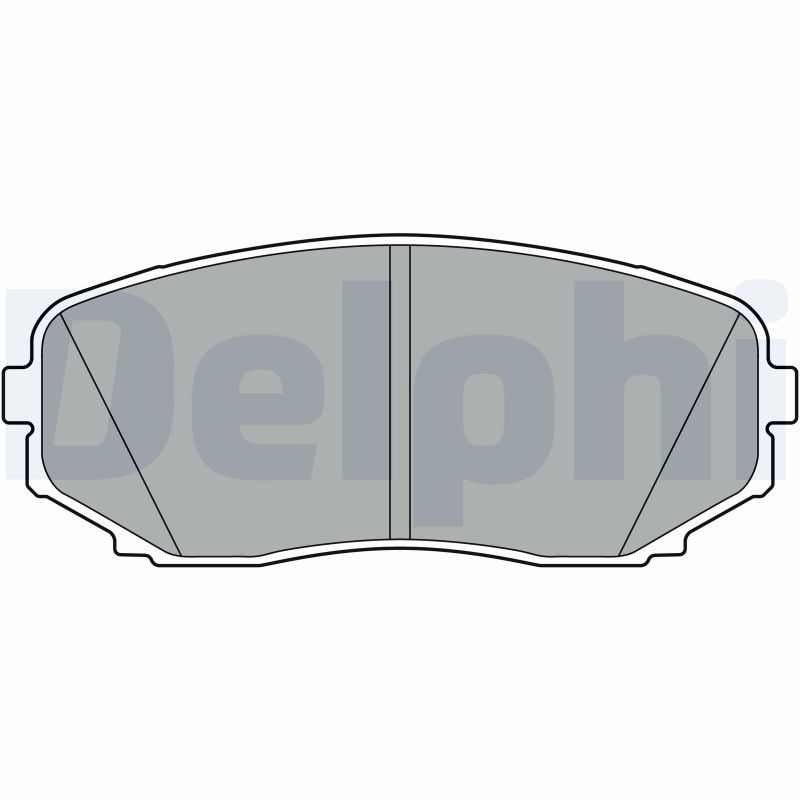 Set placute frana DELPHI LP3399