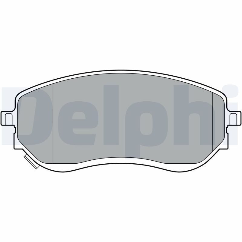 Set placute frana DELPHI LP3401