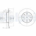 Disc frana DELPHI BG3653