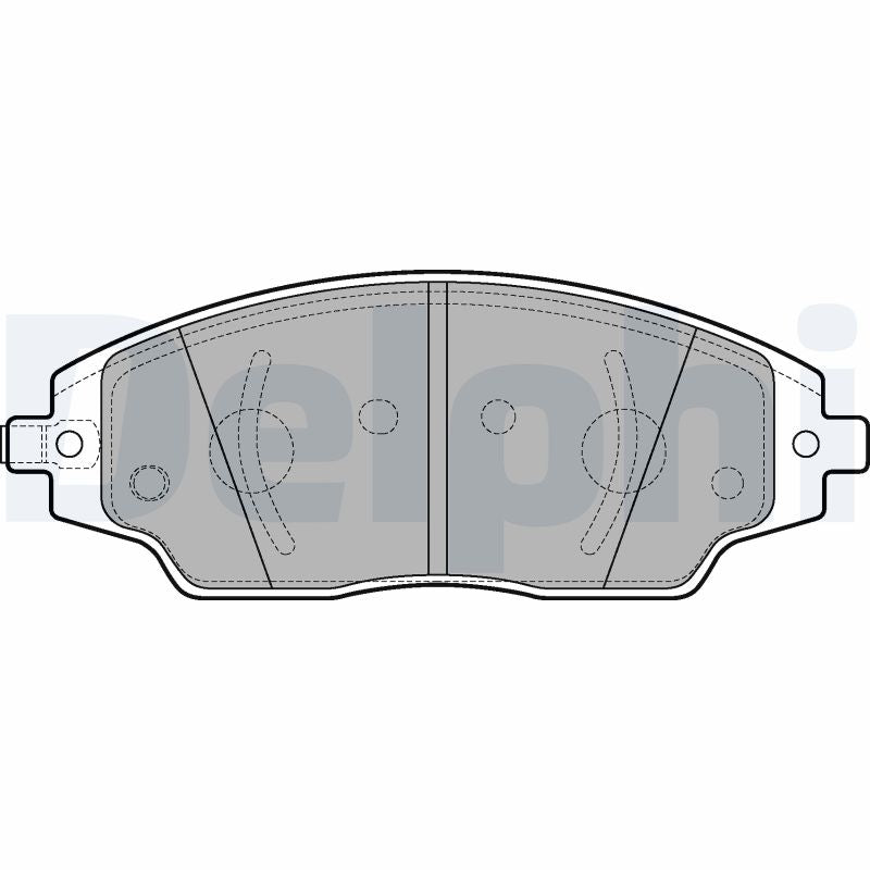 Set placute frana de mana DELPHI LP3192