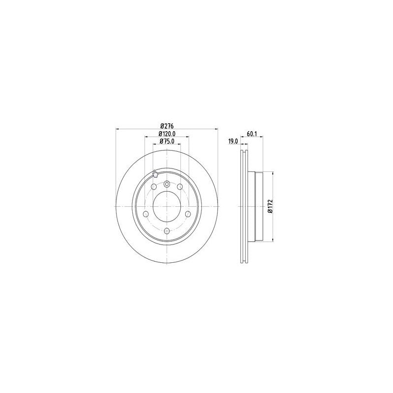 Disc frana MTR 12108564