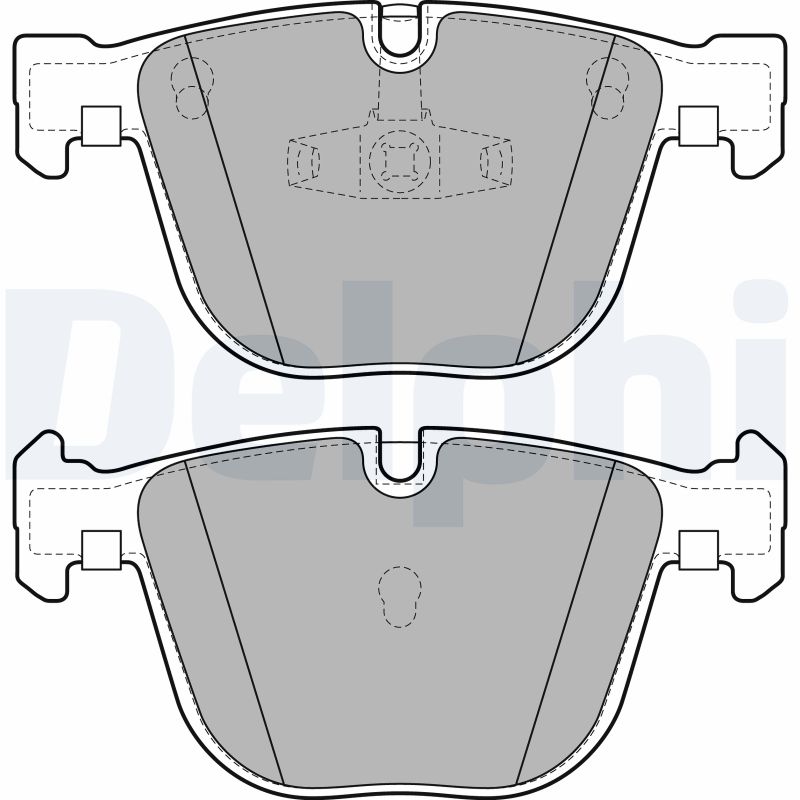 Set placute frana DELPHI LP2141
