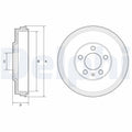 Tambur frana DELPHI BF575