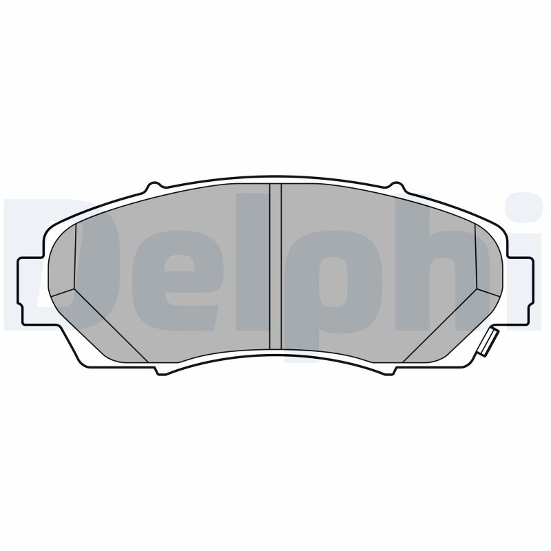 Set placute frana DELPHI LP3613