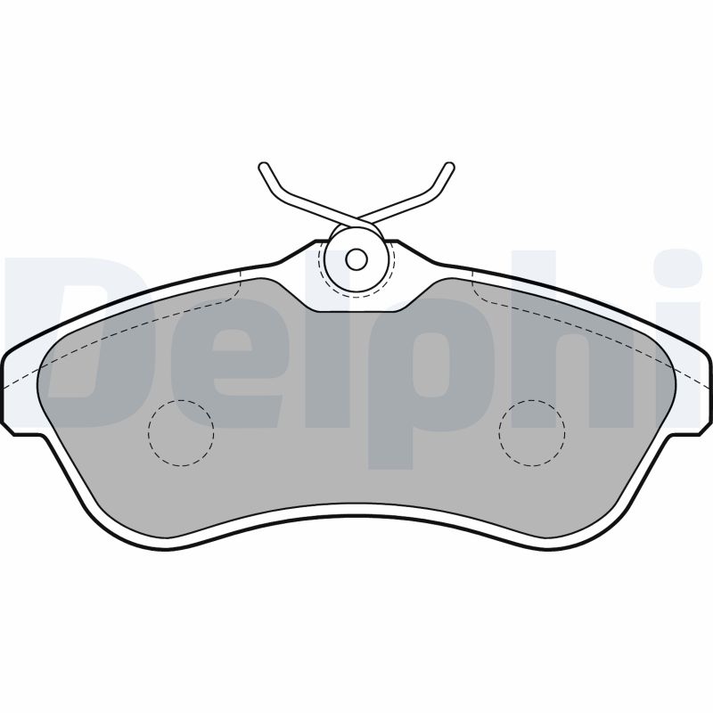 Set placute frana DELPHI LP1715