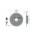 Disc frana TEXTAR 92347603