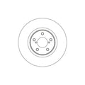Disc frana TRW DF4639