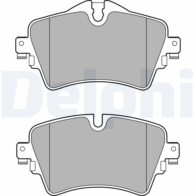 Set placute frana DELPHI LP2717