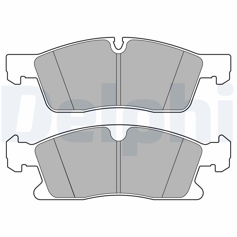 Set placute frana DELPHI LP3628