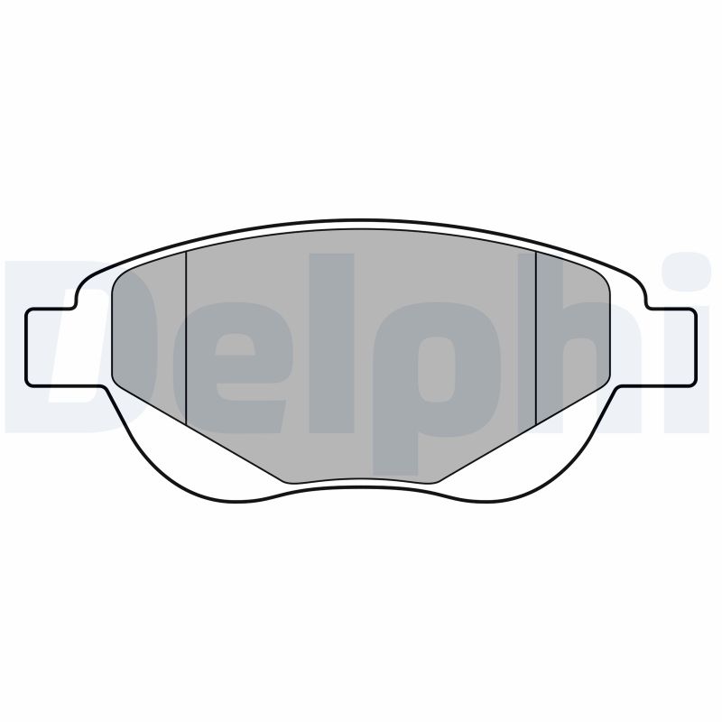 Set placute frana DELPHI LP3638