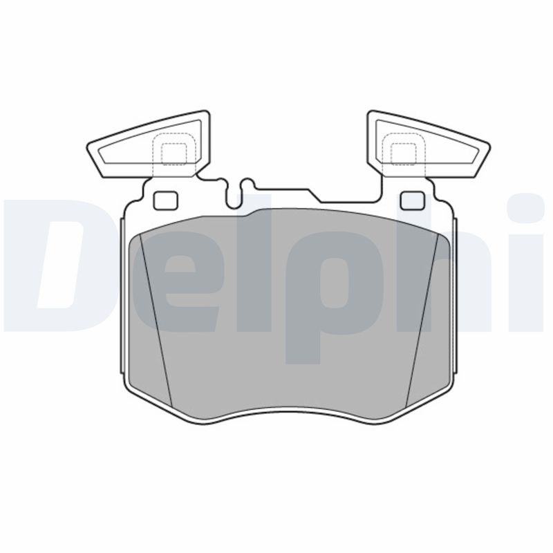 Set placute frana DELPHI LP3642