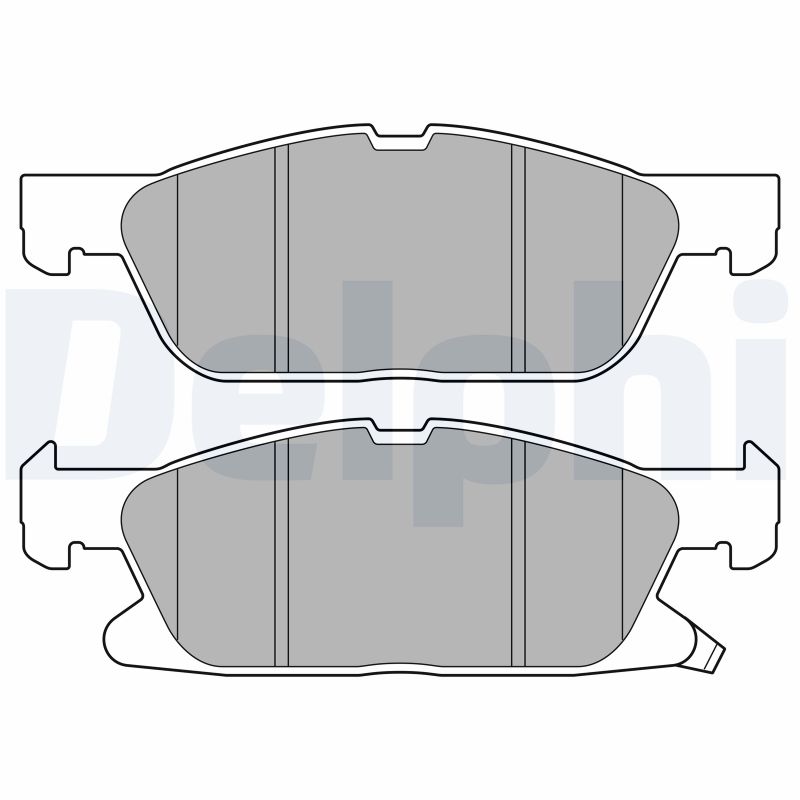 Set placute frana DELPHI LP3643