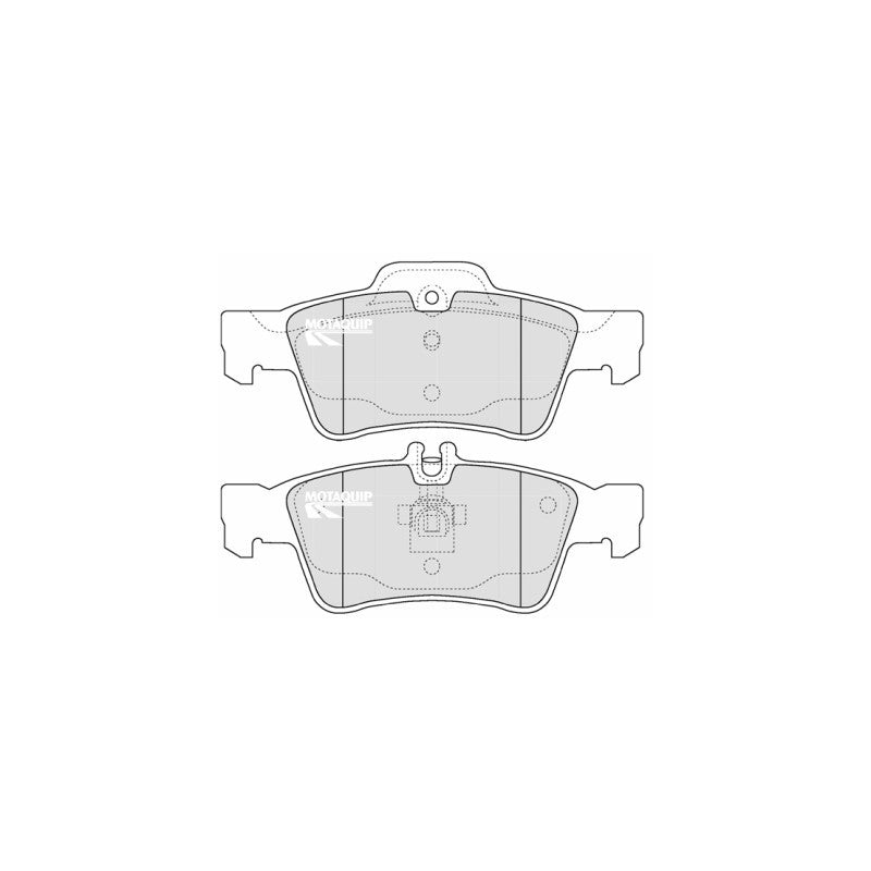 Set placute frana MOTAQUIP LVXL1213