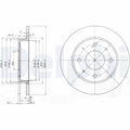 Disc frana DELPHI BG3971