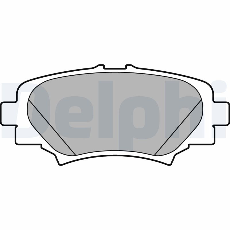 Set placute frana DELPHI LP2702