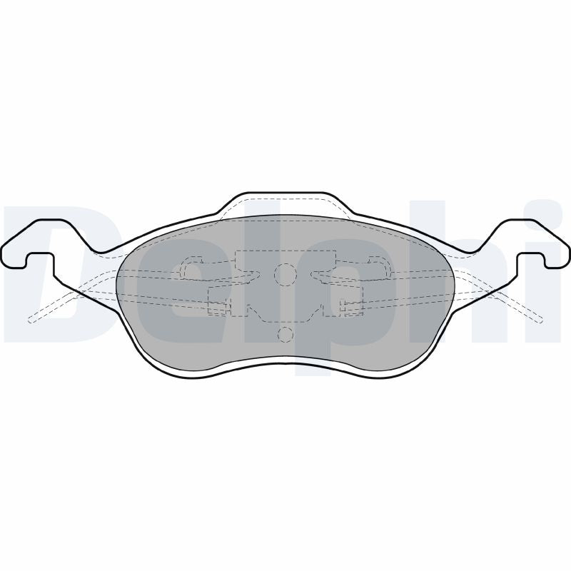 Set placute frana DELPHI LP1315